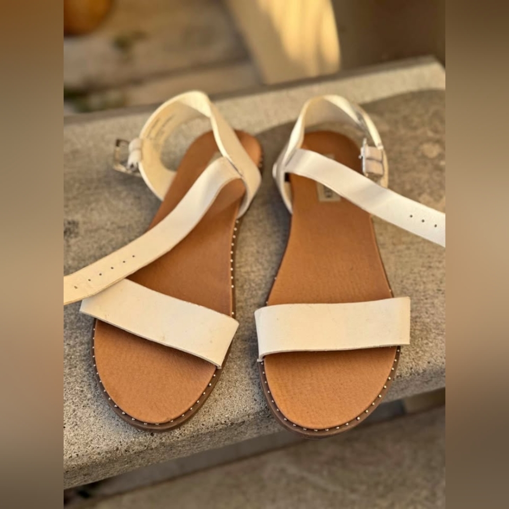 Beige Strappy Sandals